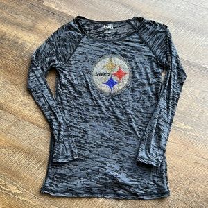 Pittsburgh Steelers Burnout Long Sleeve
